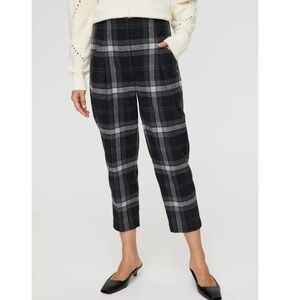Aritzia Wilfred Chambery Check Pant Wool Cashmere